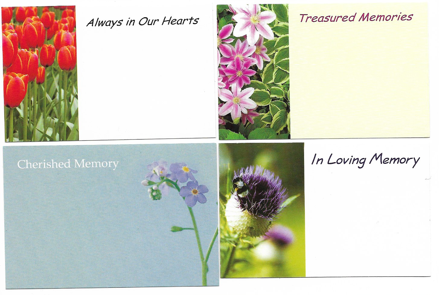 Memorial cards